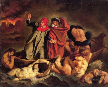 Édouard Manet œuvres - La barque de Dante Copie d’après Delacroix Édouard Manet
